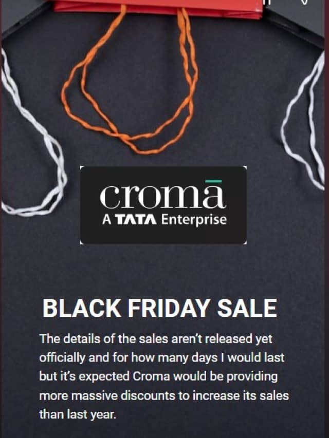 Croma Black Friday